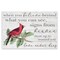 Stupell Industries Love Never Dies Inspirational Cardinal Wall Plaque Art